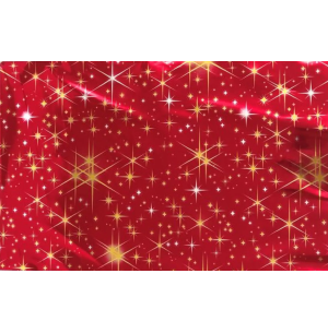 SACO METAL 20X29CM 50UN STAR VERMELHO