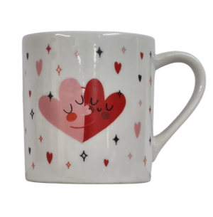 CANECA PORC.300ML NAMORADOS FAIXA