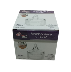 BOMBONIERE VIDRO 10X12CM