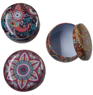 POTE LATA RED.7CM MOSAICO