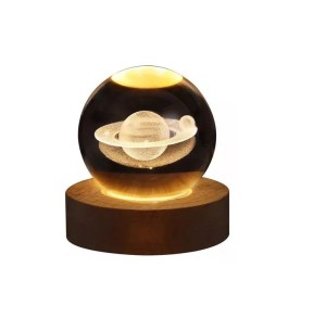 ADORNO BOLA CRISTAL LED