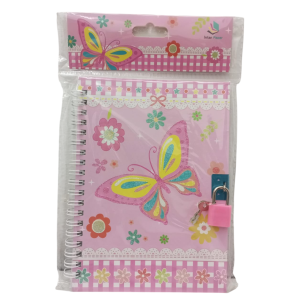 DIÁRIO CADEADO 13X18CM ESPIRAL