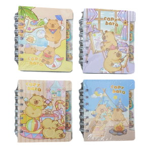 BLOCO ANOT.ESP.9X12CM 56FLS CAPIVARA