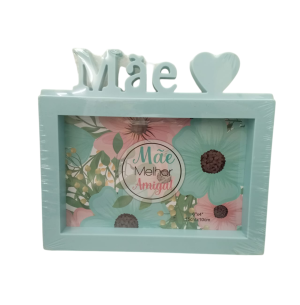 PORTA FOTO PLÁSTICO 10X15CM MÃE