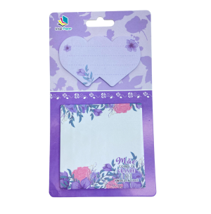 BLOCO ANOT.ADES.2X1 20FLS.CORAÇÃO MÃE