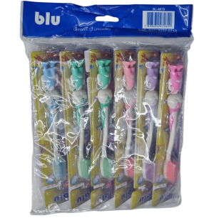 ESCOVA DENTAL INF.12UN COELHO