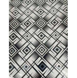 SACO METAL 20X29CM 50UN ABSTRATO PRETO