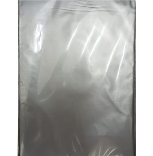 SACO METAL 20X29CM 50UN LISO NEUTRO PRATA FOSCO