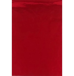 SACO METAL 25X36CM 50UN LISO VERMELHO
