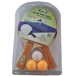 RAQRAQUETE PING PONG KIT 3 BOLAS