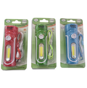 LANTERNA RECARREGÁVEL 1 LED 11CM