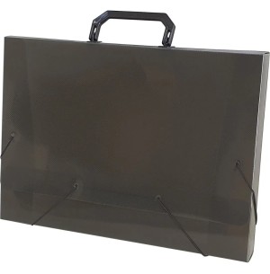 PASTA PP MALETA OF. 4CM FUMÊ