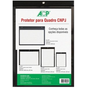 PROTETOR P/QUADRO CNPJ 240X315MM VERTICAL