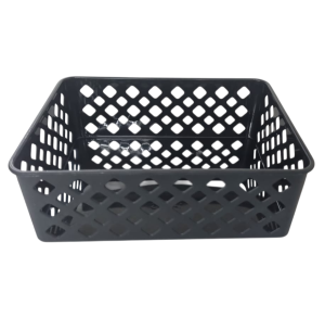 CESTO PLÁST.34X25X6CM PRETO