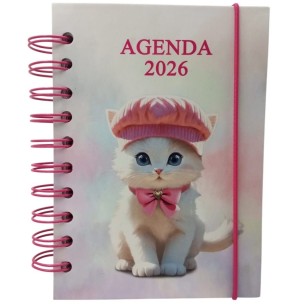 AGENDA ESP.2026 14X19CM GATO