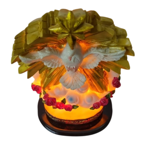 RESINA IM.ESPIRITO SANTO 20CM C/LUZ