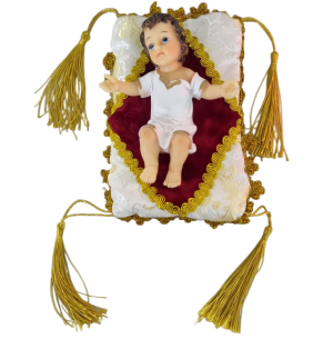 RESINA MENINO JESUS ALMOFADA 12CM