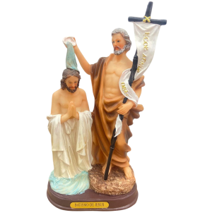 RESINA IM.JESUS BATISMO 20CM