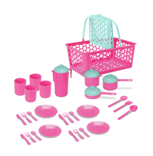 KIT COZINHA CESTO LEVA PAPINHA 28 PEÇAS