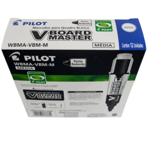 MARCADOR QUADRO BR.RECAR.CART.WBM-M C/12UN AZUL