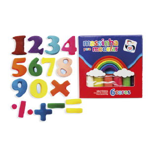 MASSINHA MODELAR 27PÇS NÚMEROS