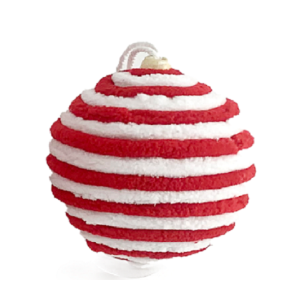 BOLA PCT 10CM LISTRA CAMURÇA BR/VM