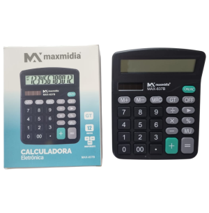 CALCULADORA PILHA 12 DÍGITOS 837B
