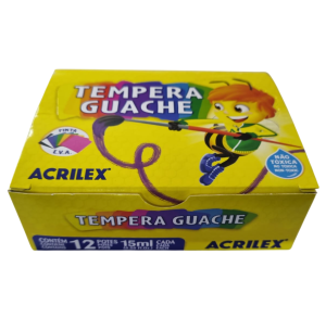 TINTA GUACHE 15ML C/12 AZUL TURQUESA 501