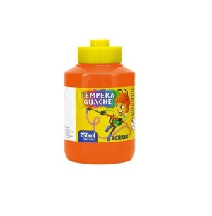 TINTA GUACHE 250ML LARANJA 517