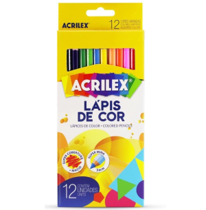 LÁPIS COR SEXT.12 CORES C/6CX
