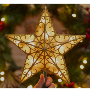 ESTRELA PONTEIRA FOSCA 10 LEDS WARM BIVOLT 