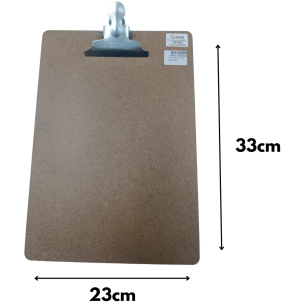 PRANCHETA OFÍCIO A4 EUCATEX 23X33CM