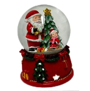 RESINA SNOWBALL DE NEVE 9CM