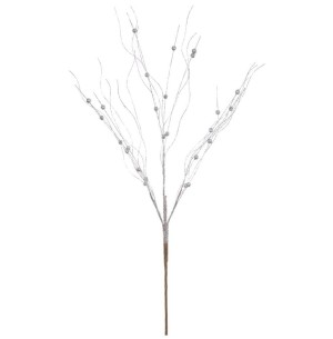 25N ENFEITE GALHO GLITTER 78CM BOLA PTA