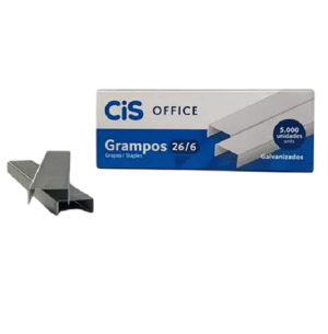 GRAMPO GALVANIZADO 26/6 C/5000UN