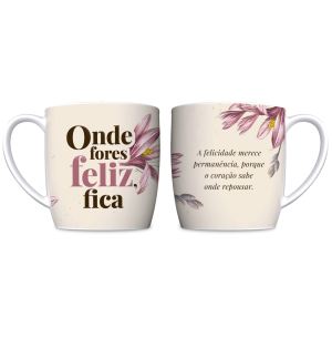 CANECA PORC.300ML URBAN ONDE FORES FELIZ FICA
