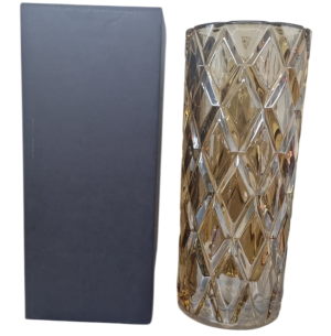 VASO VIDRO 29CM ÂMBAR