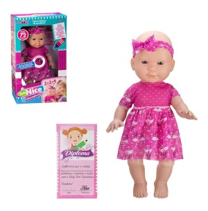 BONECA BABY NICE EDUCADORA