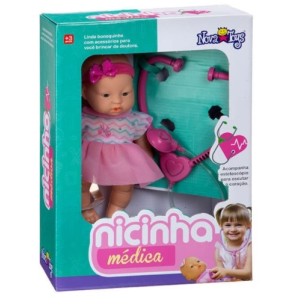 BONECA NICINHA MÉDICA