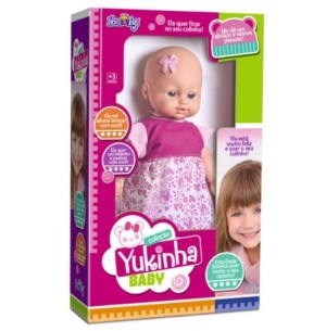 BONECA YUKINHA BABY 33CM
