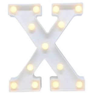@FESTA LUMINARIA LED LETRA X
