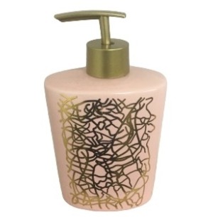 PORTA SABONETE LÍQUIDO PORCELANA 16CM