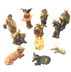 RESINA PRESÉPIO 11 FIGURAS 8CM