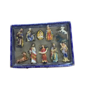 RESINA PRESÉPIO 11 FIGURAS 8CM