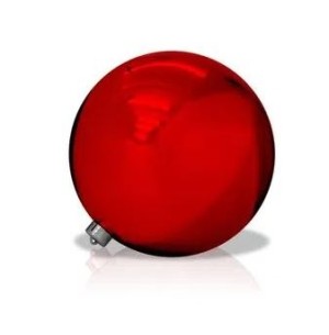 BOLA TUBO 4CM 15UN PEROLIZADA SORTIDA