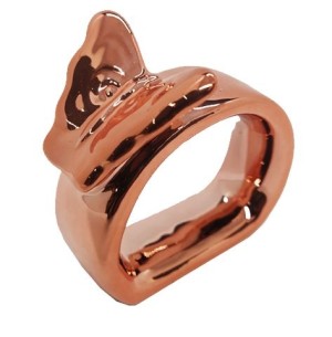 PORTA GUARDANAPO PORCELANA BORBOLETA 6X6X2CM